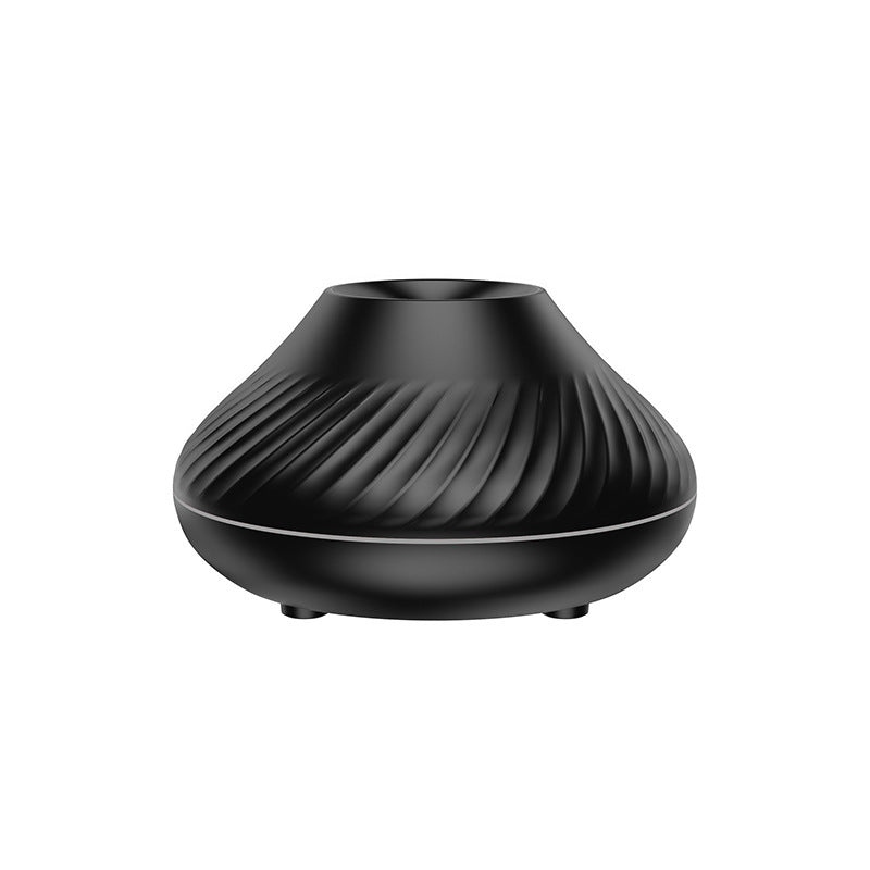Nuovo diffusore di aromi a fiamma vulcanica, lampada a olio essenziale da 130 ml, umidificatore portatile USB con luce notturna a colori, nebulizzatore, luce LED