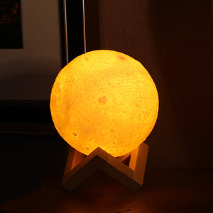 Diffusore a Forma di Luna – Luce Notturna Atmosferica Multi-Funzione