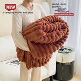 Coperta Morbida in Velluto Soft – Doppio Strato, Calda e Spessa, Plaid Copriletto