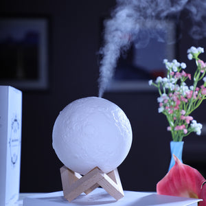 Diffusore a Forma di Luna – Luce Notturna Atmosferica Multi-Funzione