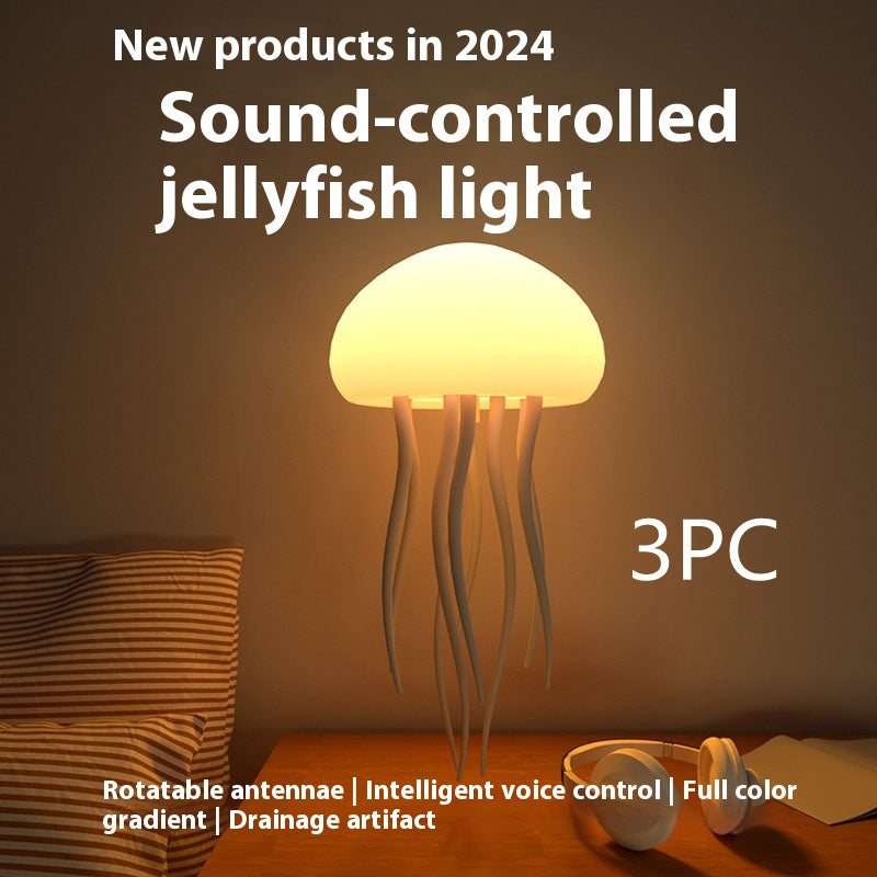 Lampada Medusa LED – Luci Notturne Portatili per Tavolo, Letto e Decorazione Smart