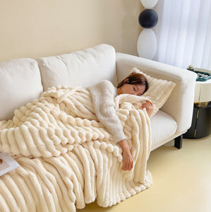 Coperta Morbida in Velluto Soft – Doppio Strato, Calda e Spessa, Plaid Copriletto