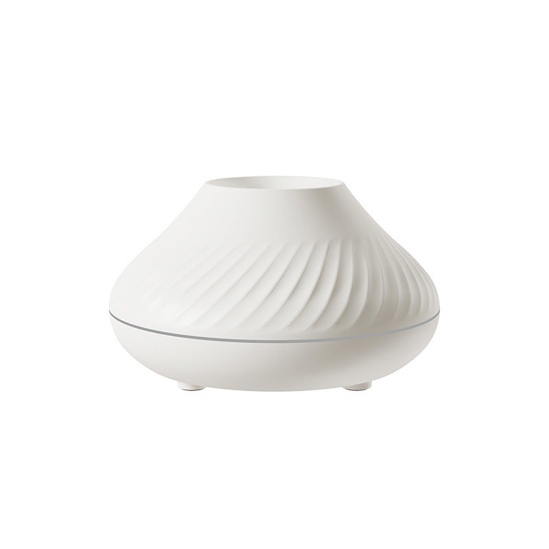 Nuovo diffusore di aromi a fiamma vulcanica, lampada a olio essenziale da 130 ml, umidificatore portatile USB con luce notturna a colori, nebulizzatore, luce LED